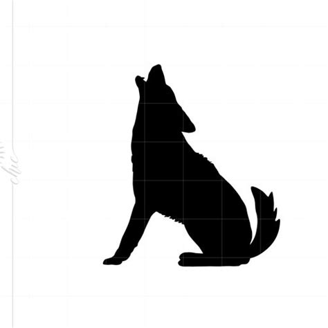 Coyote Silhouette Coyote Clipart Coyote Svg Coyote Png Free Commercial ...