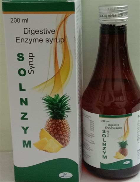 Solnzym Digestive Enzyme Syrup Packing Size Ml Packaging Type