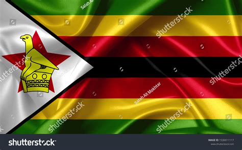 Zimbabwe Flag Country Symbol Illustration Stock Illustration 1530011117