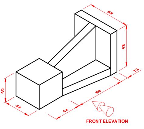 First Angle Orthographic Projection