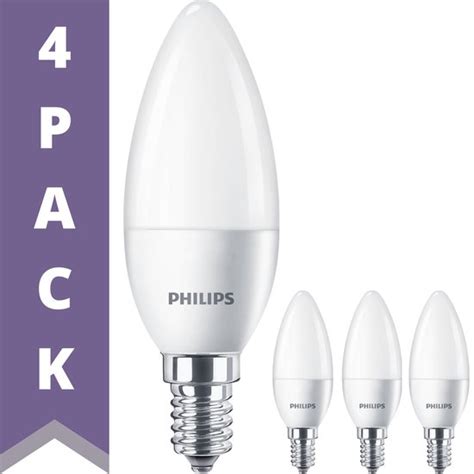 Philips LED Lamp Kaars E14 Koud Wit Licht 6500K 5 5W Vervangt 40W