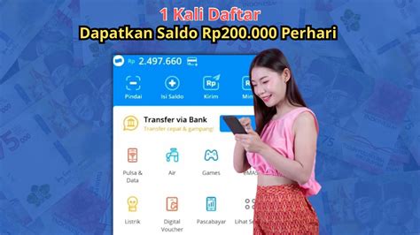 1 Kali Daftar Bisa Klaim Saldo DANA Rp200 Ribu Gratis Tiap Hari Ini