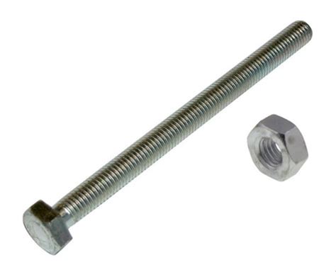 Hexagonal Full Thread Stainless Steel Hex Bolt For Industrial Size