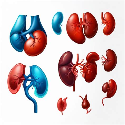 A diagram of the heart and the organs of the heart | Premium AI ...