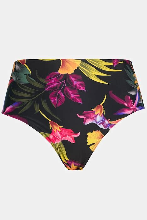 Tropical Print Bikini Bottoms Bikinis Tankinis Swimwear