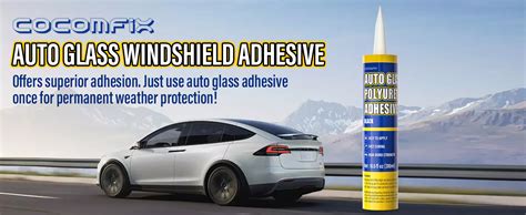 Polyurethane Windshield Adhesive Windshield Sealant Black Window Sealant