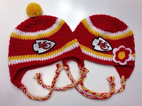 Kansas City Chiefs Crochet Hat Crochet Hats Crochet Character Hats