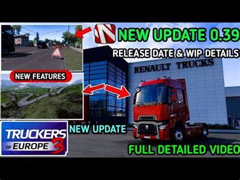 Release Date Truckers Of Europe 3 New Update 0 39 Truck Of Europe 3