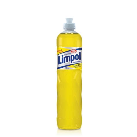 Detergente Lava Louças Neutro 500ml Limpol