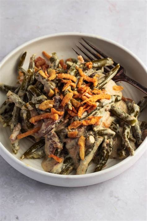 Slow Cooker Green Bean Casserole Creme De La Crumb