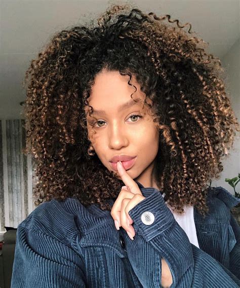 Pinterest Curlylicious Natural Hair Styles Highlights Curly Hair