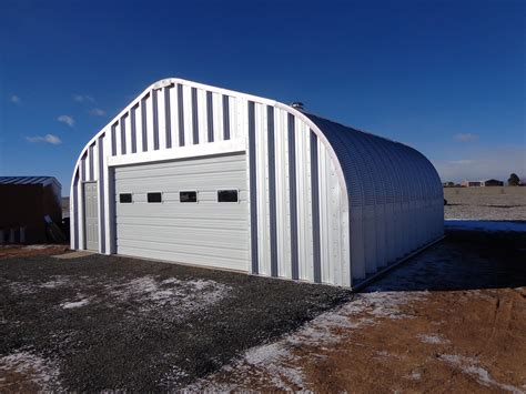 Simple Steel Garage This Steelmaster Is A Prefabricated St Flickr