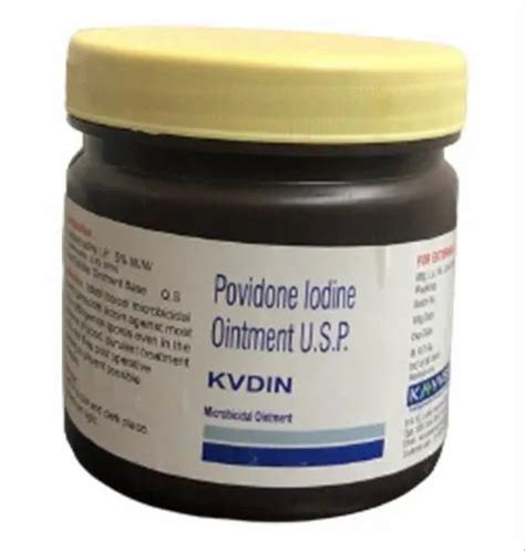 Composition Povidone Iodine Ointment For Antiseptic Cleaning