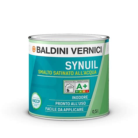 Synuil Smalto Satinato All Acqua HACCP Smalti All Acqua Baldini Vernici