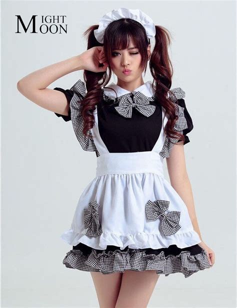 Moonight Black White Anime Cosplay Costume Halloween Costume For Women