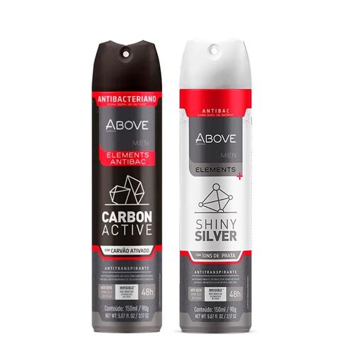 Above Desodorante Aerosol Men Elements 48h 150ml Shopee Brasil