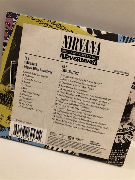 Nirvana nevermind płyta CD album 30th anniversary edition Poznań Stare