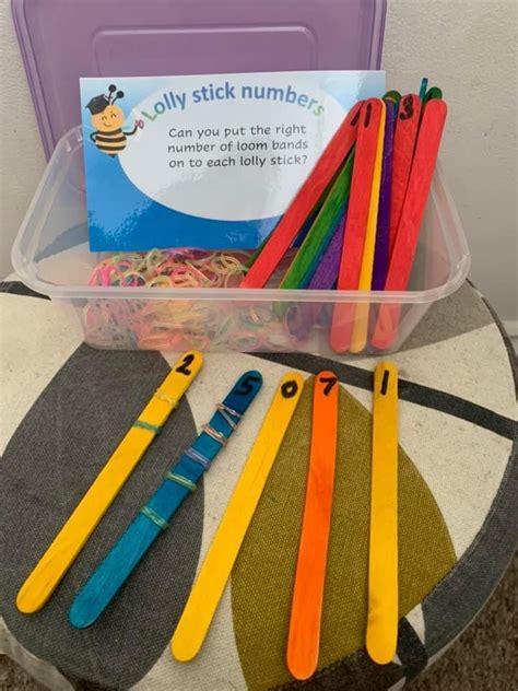 Funky Fingers Loom Bands Mark Making Lollies Fine Motor Canning