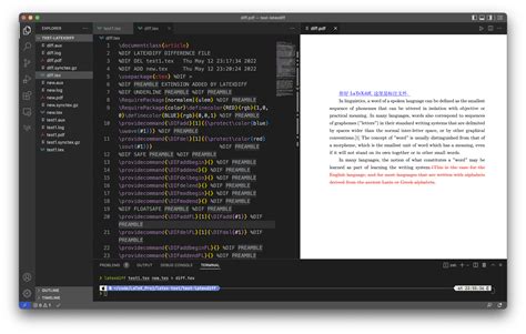 VSCode中使用latexdiff的主要方法总结 latexdiff vscode CSDN博客