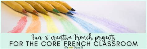 Fun French projects for French class - FLE Avec MmeD