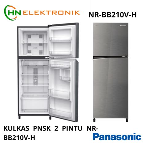 Jual Kulkas Panasonic Pintu Inverter Nr Bb V H Shopee Indonesia