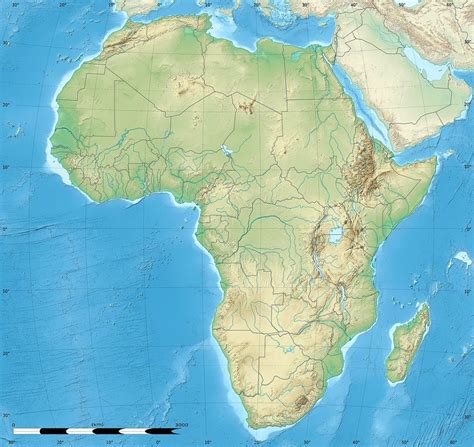 Mapa De Africa Pol Tico F Sico Y Mudo Descargar E Imprimir Mapas