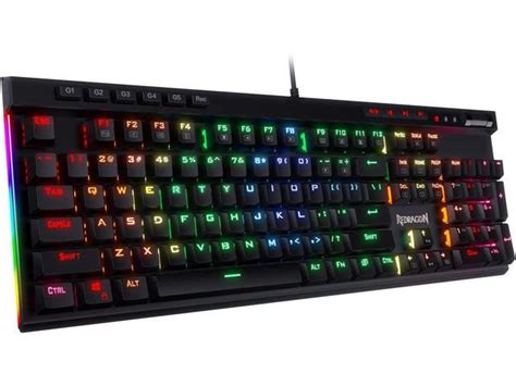 Redragon K Vata Rgb Led Backlit Mechanical Gaming Keyboard With