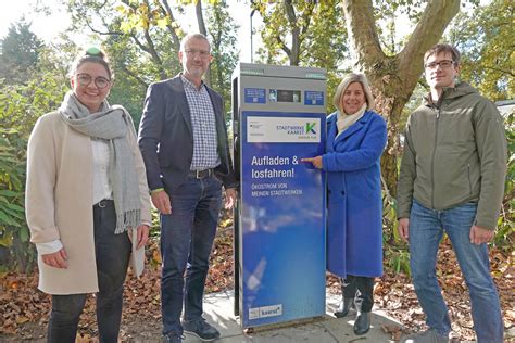 Kaarst Zehn neue E Ladesäulen im Stadtgebiet