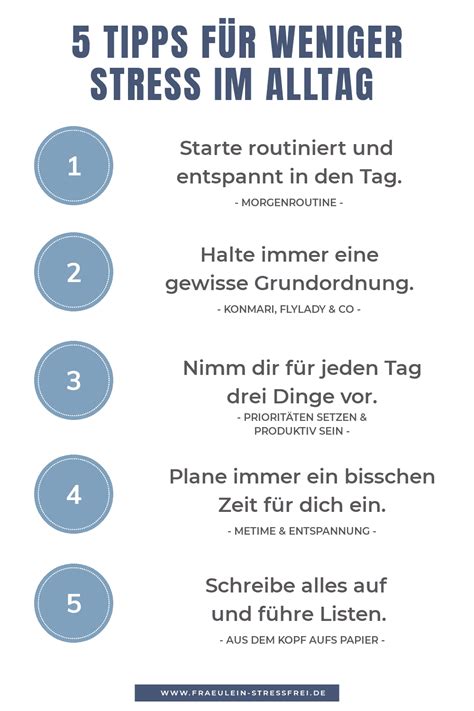 Tipps F R Weniger Stress Im Alltag Fr Ulein Stressfrei