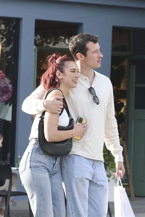 Dua Lipa and Callum Turner Out in Beverly Hills 01/30/2024 • CelebMafia