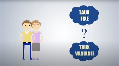 Taux Variable Vs Taux Fixe Youtube