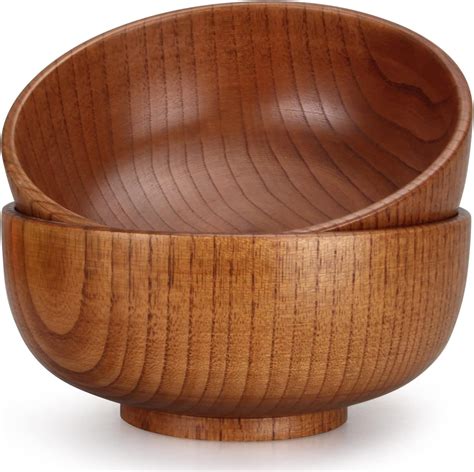 Amazon Hilislog Pcs Small Wooden Salad Bowl Sets Best Handmade