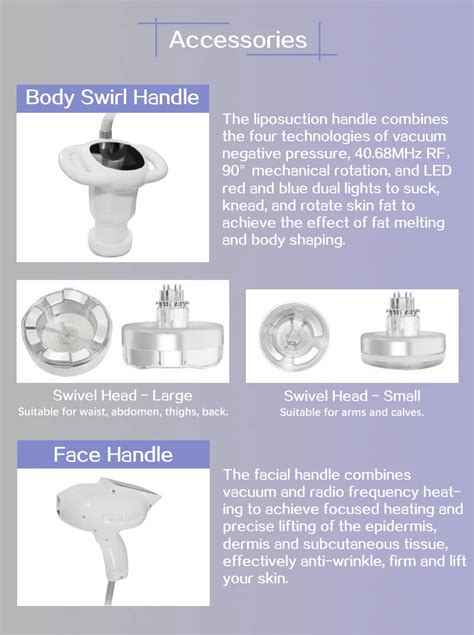 Latest Technology Vacuum Rotating Negative Pressure Rf Rotary Negative