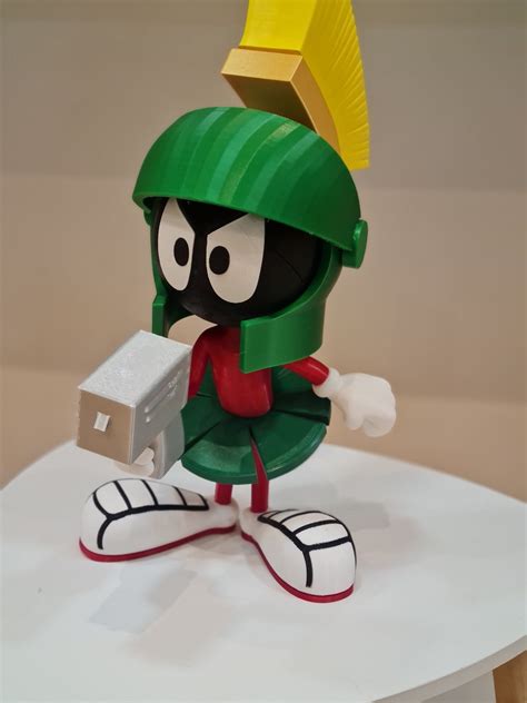 Marvin The Martian Printed In D Etsy