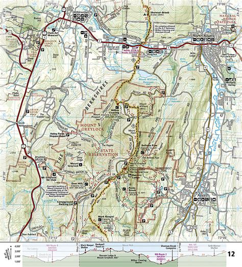 Buy Map Appalachian Trail Topographic Map Guide Schaghticoke Yellowmaps Map Store