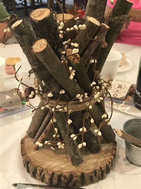 Wood Centerpieces Woodland Rustic Wood Centerpieces Rustic Decor