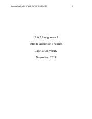 U2A1 Complete Docx Running Head APA STYLE PAPER TEMPLATE Unit 2