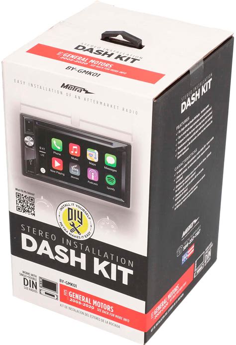 Metra Dash Kit For Select 2005 2020 GM Vehicles Black BY GMK01 Best Buy