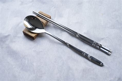 Korean Chopsticks And Spoon Set The Korean Pantry