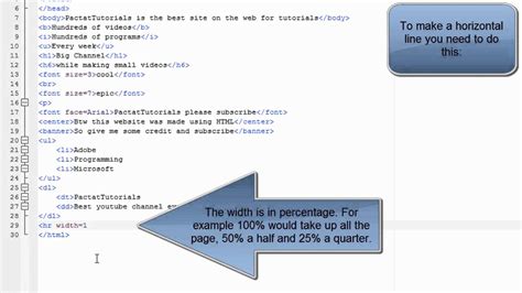 How To Add Horizontal Line In Html