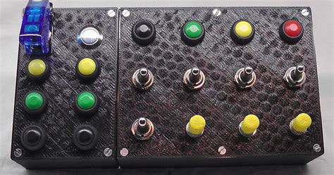 Modular Open Sim Racing Button Box By Mirko Download Free Stl Model