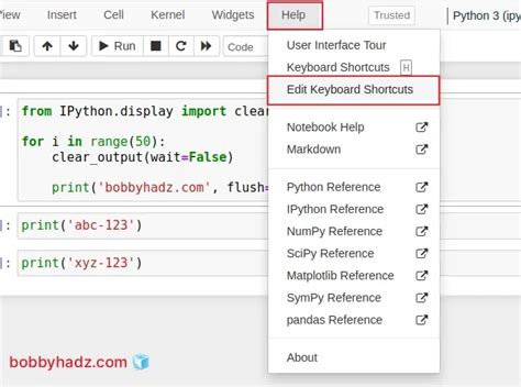 How To Clear Cell Output In Jupyter Notebook Ways Bobbyhadz