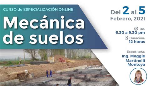 Curso de Especialización Online Mecánica de Suelos Revista Constructivo