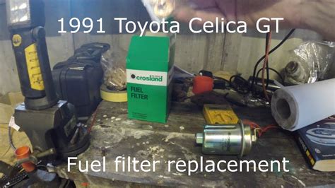 1991 Toyota Celica Gt Part 13 Fuel Filter Replacement Youtube