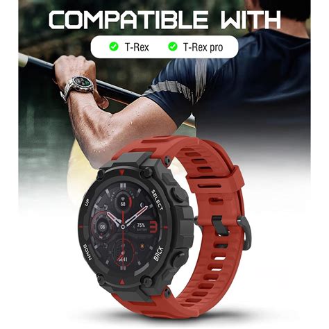 MoKo Sport Strap Compatible With Huami Amazfit T Rex T Rex Pro Soft