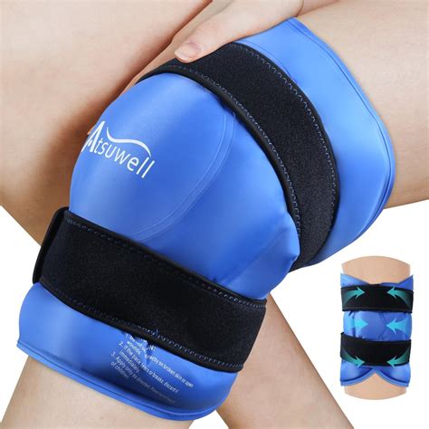 Atsuwell Xxl Knee Ice Pack Wrap Around Entire Knee After Surgery Extra