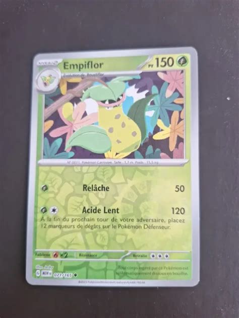 CARTE POKÉMON REVERSE Empiflor 071 165 MEW Ecarlate Violet Pokémon 151