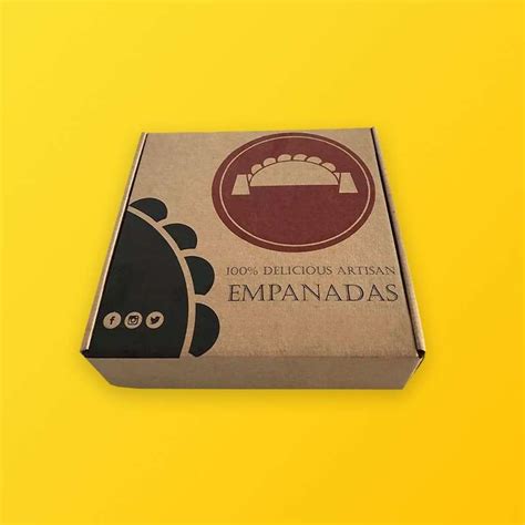 Custom Cardboard Empanadas Boxes Silver Edge Packaging