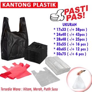 Jual Kantong Kresek Kantong Plastik Kantong Plastik Hitam Kantong