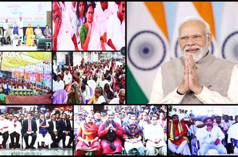 Pm Modi Interacts With Beneficiaries Of Viksit Bharat Sankalp Yatra